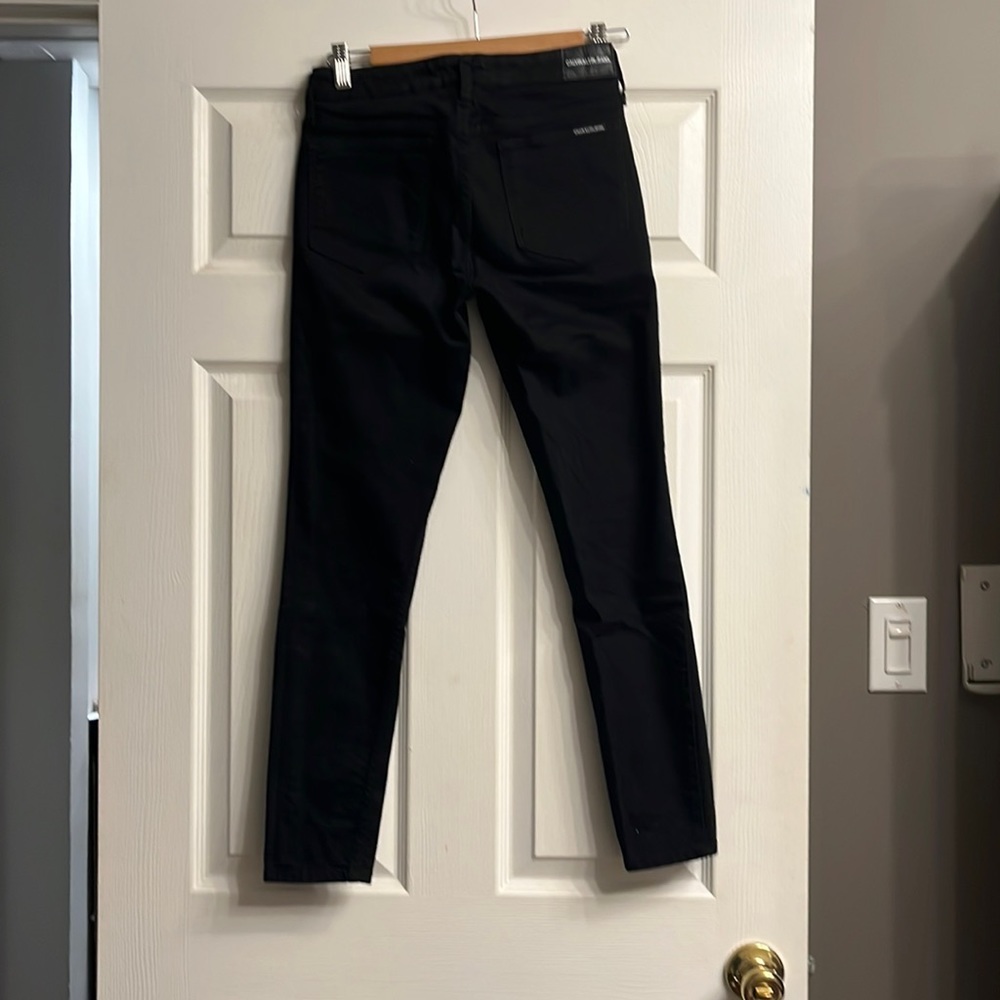 Calvin Klein Jeans, black skinny jeans, size 27 fits like size 4, length 30